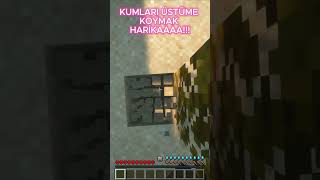 quotMinecraft’ta Dinozorlarla Çölde Hayatta Kalabilir misin Shorts ShortVideo Minecraft [upl. by Nonnel]