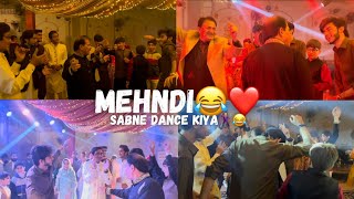 Mehndi per bhot maza aya😂❤️ dance kr ke thak gey😂❤️ Vlog  ibi Sheikh [upl. by Eelta]