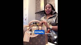 Jayda Wayda Cheaves Unboxing Her New Louis Vuitton Bag ♥️👜 [upl. by Yddur]