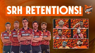 SRH IPL 2025 Retentions Announced Klaasen Cummins amp Nitish Reddy Lead the Charge [upl. by Jolenta720]