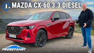 Mazda CX60 33 Diesel eSkyactiv 2023 im Test  PROBEFAHRT [upl. by Nabi]