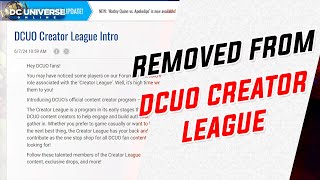 DCUO I Was Removed [upl. by Ahseuqal]