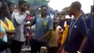 CAPRIVIAN WITCH DOCTOR GETS BEATEN N THEN GIVES HIS LIFE TO JESUS CHRIST [upl. by Hertzog]