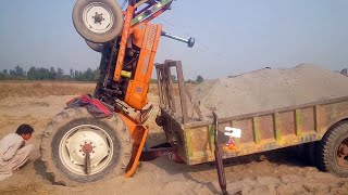 Tractor Accident NH Ghazi 65 hp Rescue with Massey Ferguson 265 [upl. by Reviel]