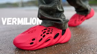 What You Didn’t Know About These Yeezy Foam Runner Vermilion Review amp On Foot [upl. by Dnomzed]