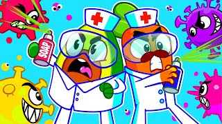 🦠😷 Angry Viruses VS Super Ambulance Song 🚑💊 [upl. by Maribel987]