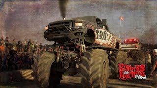 EXTREME MEGATRUCK TUG OF WAR  REDNECKS WITH PAYCHECKS FALL MUDCRAWL 2016 [upl. by Akemal]