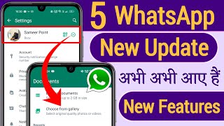 5 WhatsApp New Update 5 WhatsApp New Features WhatsApp New Update 2023 New WhatsApp Update 2023 [upl. by Alberto]