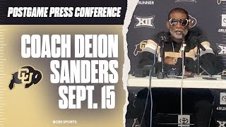 Deion Sanders postgame press conference vs Colorado State  CBS Sports [upl. by Nahtaj768]