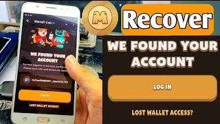 Memefi wallet recovery phrase  memefi wallet recover option  Memefi Lost Wallet memefiwallet [upl. by Adnoma]