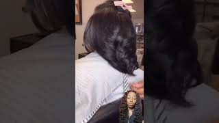 Hairstylist Reacts To 4C Silk Press reaction haircare naturalhair hairstylist hair [upl. by Akiner]