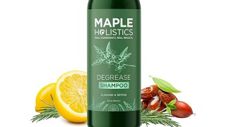 MAPLE HOLISTICS DEGREASE CLARIFYING SHAMPOO [upl. by Wilhide]