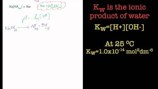 Calculating the pH of strong alkalis A chemistry tutorial [upl. by Anisamoht191]