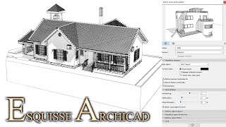 IMAGE ESQUISSE DANS ARCHICAD [upl. by Lehcer]