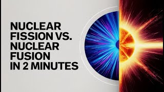 Nuclear Fission vs Nuclear Fusion in 2 Minutes [upl. by Ennoryt316]