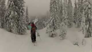 GO PRO HD 2 SKI BC EYETRIP 2 Whitewater [upl. by Xam]