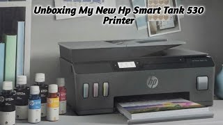 HP 530 SMART TANK PRINTER UNBOXING AND INSTALLATION IN HINDI [upl. by Yretsym]