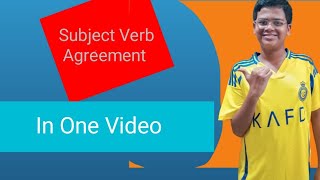 Subject Verb Agreement in one video5 rules of subject verb agreementvery easyenglish grammar [upl. by Nehgam]