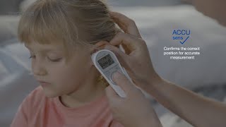 Microlife IR 200 Ear thermometer with guidance system for accurate positioning FR Sub [upl. by Anitan]