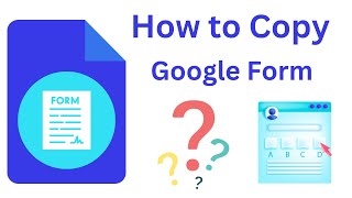 How to Copy a Google Form [upl. by Keese]