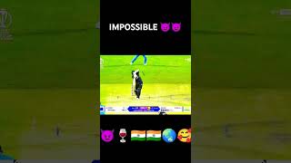 IMPOSSIBLE 😈☠️✔️🇮🇳🌏viralvideo 1000subscribers cricket [upl. by Kelwen]