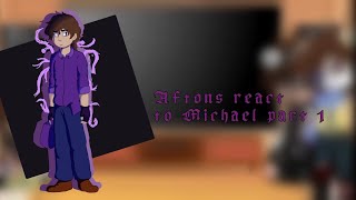 Aftons react to Michael Afton part 1 Short Made by ♡͎K͎a͎z͎u͎♡͎ [upl. by Flynn12]