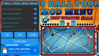 8 BALL POOL CHEAT MOD MENU  NEW UPDATE VERSION 5590  8 BALL POOL MOD 2024 ios amp android [upl. by Akemehc]