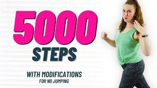 5000 steps at home  Beginner Friendly NO jumping Walking Workout  Get Ready to sweat [upl. by Katalin201]