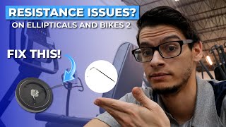 Fix Resistance Issues on Recumbent Bike or Elliptical  Replace External Brake Cable [upl. by Mosera855]