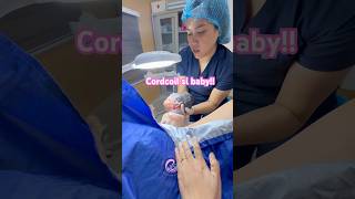 Cord around the neck of the baby Normal delivery  birth vlog [upl. by Jandel210]