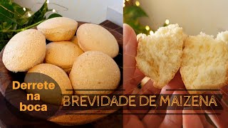 BOLO BREVIDADE DE MAIZENA SÃ“ 3 INGREDIENTES  FOFINHO E SEM GLÃšTEN [upl. by Abagael3]