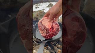 Making an Osso bucco burger at the summit 🍔shorts food [upl. by Barram]