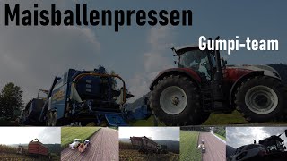 Maisballenpressen  Gumpiteam  Fendt  Claas  John Deere  Deutz [upl. by Enitnatsnoc]