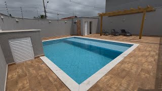 R 350 MIL  Sobrado em condomínio com piscina coletiva no Cibratel Praia de Itanhaém SP [upl. by Yeorgi46]