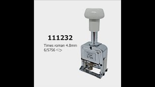 How to Use Automatic Numbering Machine I Trodat Numbering Machine I Stampvala [upl. by Profant]