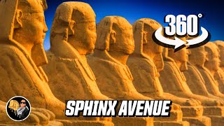 360 VR Tour Avenue of the Sphinxes Decoding the HIDDEN Symbolism of the Sphinx [upl. by Eirelam]