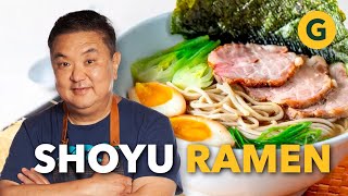 CÓMO HACER SHOYU RAMEN 🍲 RECETA de Iwao Komiyama  El Gourmet [upl. by Anieral]