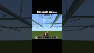 Minecraft logic minecraft shortsviral [upl. by Tortosa]