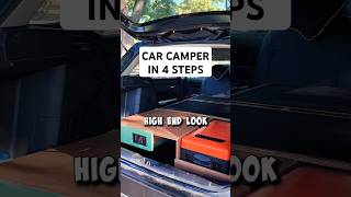 Quick and Easy Convert Your Car into a Camper in 4 STEPS [upl. by Talie957]