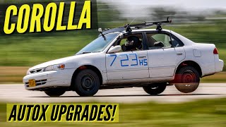 Budget Corolla Autocross  Track Build  Improving FWD car handling [upl. by Mosa34]