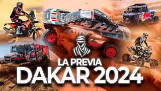 El RALLY DAKAR 2024  La PREVIA  PARTICIPANTES y RECORRIDO [upl. by Jerri920]