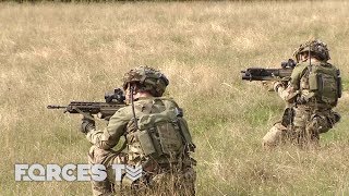 How British Soldiers Prepare To Deploy To Iraq  Forces TV [upl. by Einavoj]