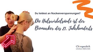 HWS Syndrom Schulterschmerzen Nackenverspannung  Behandlung Chiropraktik München [upl. by Wier]