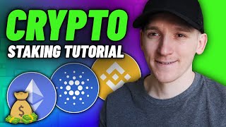 Staking Cryptocurrency Tutorial Crypto Staking for Passive Income [upl. by Eenaffit931]