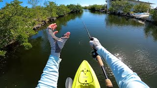 Found a Canal Loaded With Crazy Tarpon  Florida Keys Fishing Experience Day 1 [upl. by Holihs]