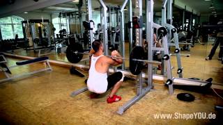 Daniel Gildner MUSCLE COMMANDER  Tag 16 Beintraining [upl. by Letha]