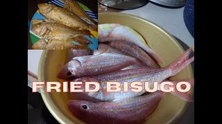 FRIED BISUGO FISH  THREADFIN BREAM [upl. by Morrison718]