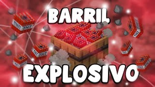 NOVO COMO FAZER UM BARRIL EXPLOSIVO NO MINECRAFT [upl. by Etireugram856]