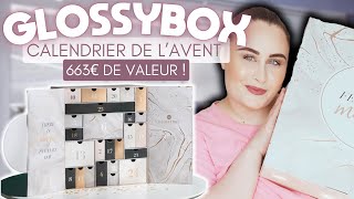 CALENDRIER DE LAVENT 2023 GLOSSYBOX  LE MEILLEUR [upl. by Elfont]