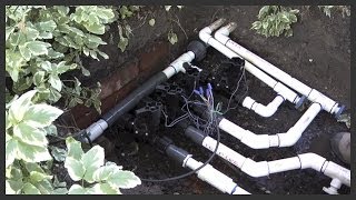 How to replace a 4 valve sprinkler manifold [upl. by Hum]